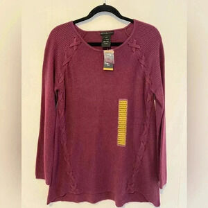 Design History Berry Sweater NWT 27